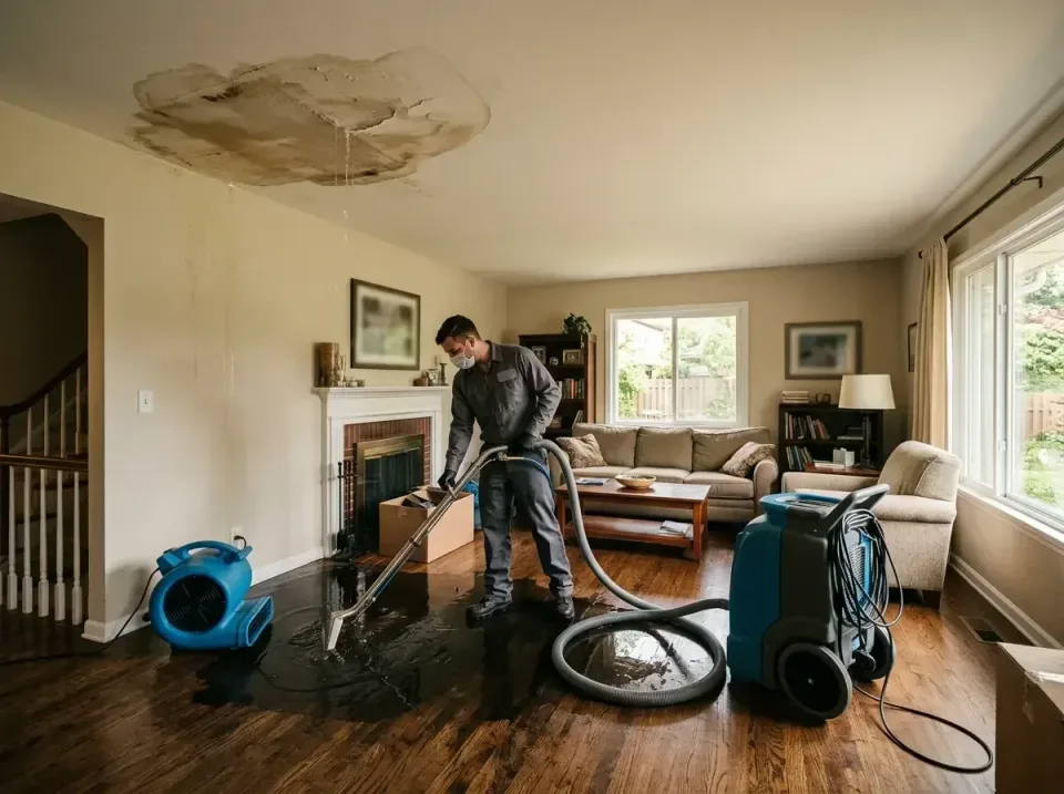 attic-pipe-burst-ceiling-drip-008 — frequently asked questions, Water Damage Restoration & Carpet Care in Memphis, TN